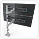 Innovative 9112-SWITCH-D-28 Articulating Quad LCD Arm with 28" Pole