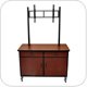 Luxor WPVC65E Mobile Platform LCD (upto 50") Stand and Plasma Flat Panel TV Console Cabinet