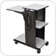 Luxor WPS4E Mobile Presentation Station with 3 Outlet 15' Electric Cord