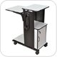 Luxor WPS4CE Mobile Presentation Workstation with Cabinet and 3 Outlet 15' Electric Cord