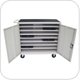 Luxor LLTS24 - 24 Bay Laptop Storage or Recharging Cart
