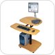 Luxor LAMC2936 Height Adjustable (29-36") Computer Mobile Workstation