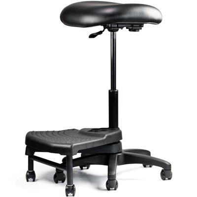Neutral Posture Stratus Upholstered NBF014 Round Task, Stool, Prop, Lab, Industrial, Healthcare Chair with L5 Cylinder and R10 NeXtep