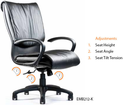Neutral Posture Embrace Executive, Conference and Task Chair