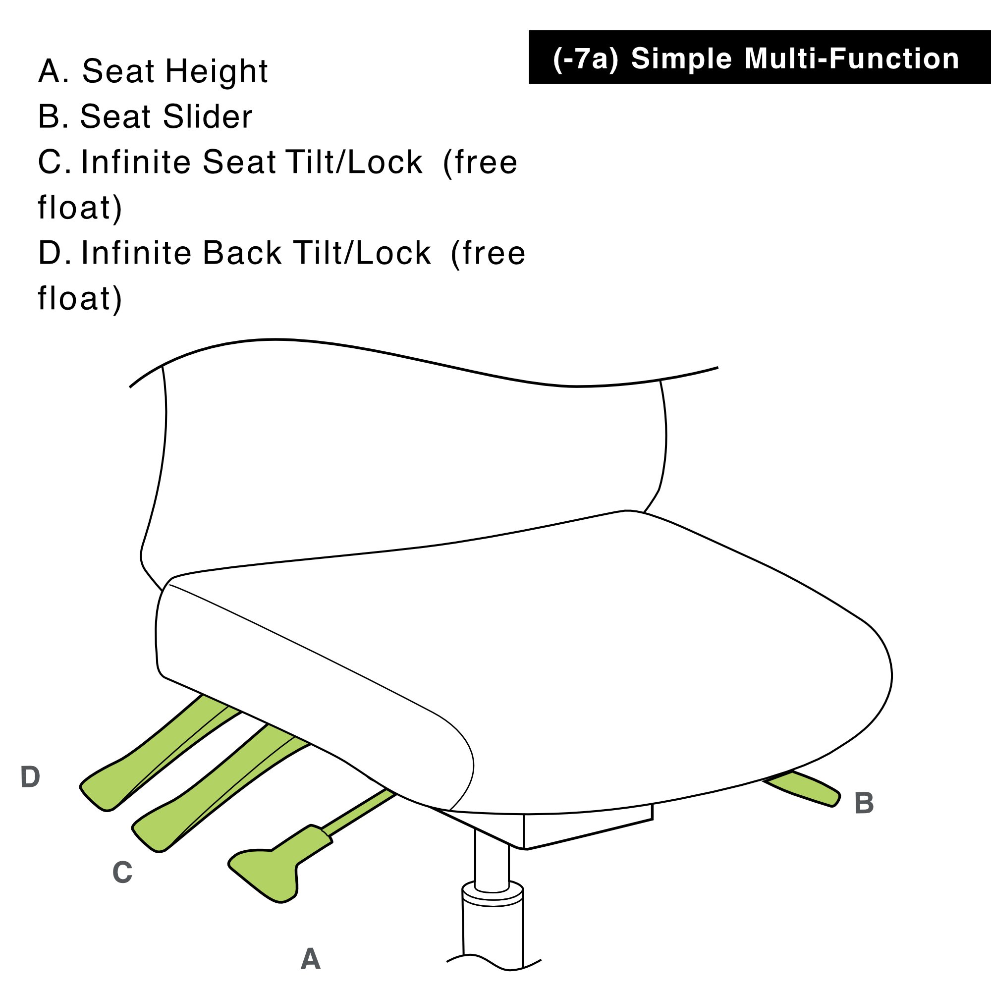 Office Master PA53 (OM Seating) Patriot Full Function Ergonomic Task Chair