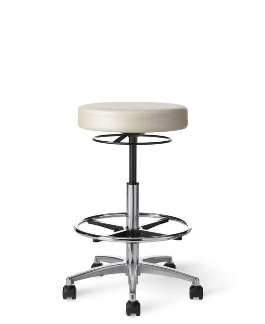 Office Master CL13 (OM Seating) Classic Lab & Healthcare Stool with Footring