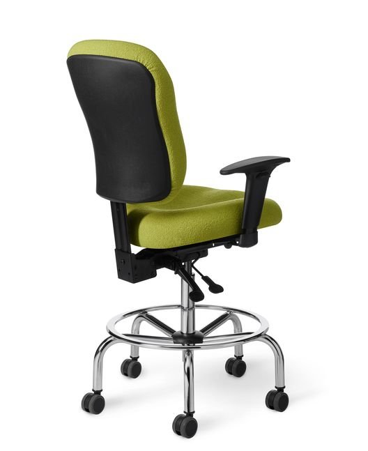 Back View - CLS61 Classic Lab Stool by Office Master