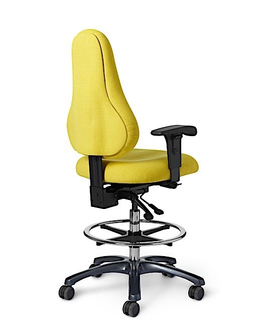 Back View - DB56 Discovery Back Series Stool by Office Master
