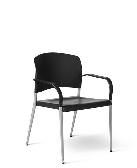 Side View - SG3A Stackable Side Chair by Office Master