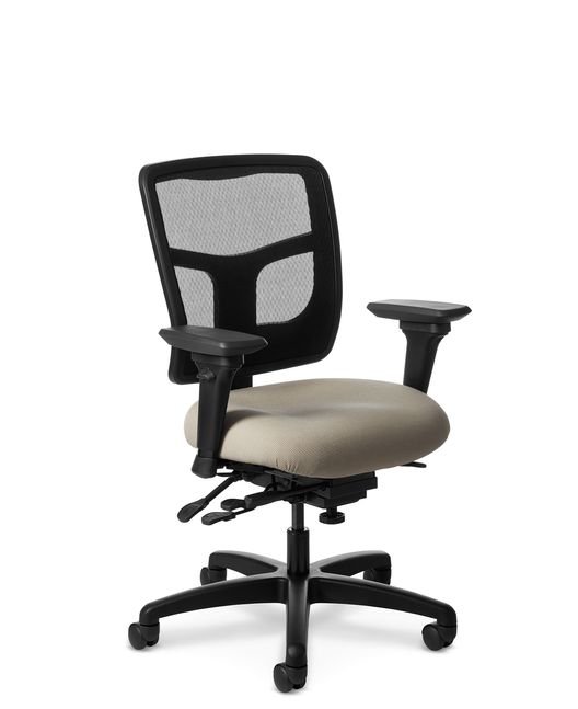 Side View of Office Master YES YS84 Mid-Back Ergonomic Chair