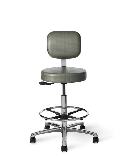 Office Master CL23 (OM Seating) Classic Professional Lab Stool with Footring