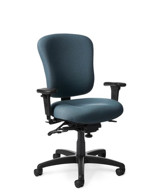 Side View - Office Master PC55 Medium Build Ergonomic Task Chair