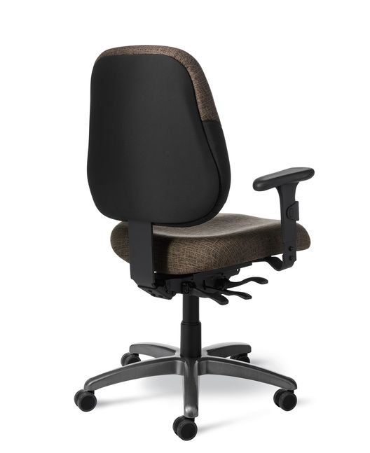 Back View - Maxwell MX84PD Intensive Use 24-Seven Task Chair