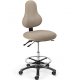 Office Master DB54 Discovery Back Adjustable Foot Ring Stool