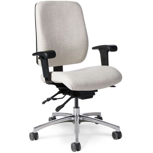 Side view of Office Master AF478 Affirm Fully Upholstered Backrest Task Chair
