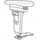 Office Master KR-200-51M (OM Seating) Average Height & Width Adjustable Group 1 Specialty T Arms
