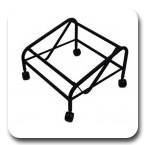 Office Master Steel Frame Lockable Caster Dollies