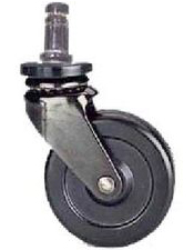 Rubber Casters for concrete and hard surfaces (5 per set) - CAS-RUB