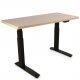 SIS Surf2 Electric 2-Leg Rectilinear Heavy Duty Height Adjustable Table and Ergonomic Desk