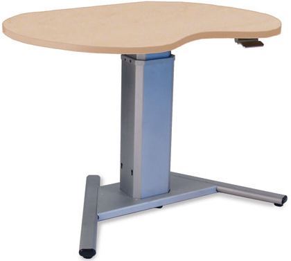 SIS Move Spring Kidney Organic V-Base Height Adjustable Ergonomic Desk