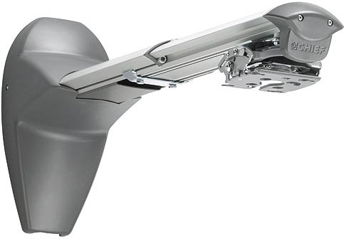 Chief WM120AUS Medium Single Stud Short Throw Extension Arm (16"-29") and Universal Projector Mount Silver