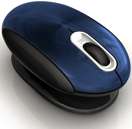 Smartfish L4200 Whirl Mini Laser Ergonomic Mouse with Anti Gravity Comfort Pivot