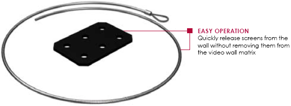 Peerless DS-ACC760 Cable Release Kit for Full Service Video Wall Mount