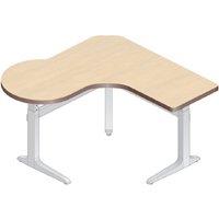 Workrite Sierra Pin P Peninsula 3 Legs (22-34") Height Adjustable Workcenter