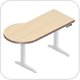 WorkRite Sierra HX Electric P Peninsula 2 Legs Workcenter