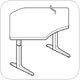 WorkRite Sierra HX Crank Equal Corner 2 Legs Height Adjustable Workcenter