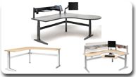 Workrite Sierra Electric Height Adjustable Tables and Workcenters
