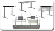 Workrite Sierra HXL Electric Height Adjustable Workstation