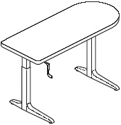 Sierra HX Crank Peninsula Right Table