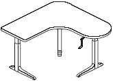 Sierra HX Crank 3 Legs Right Table