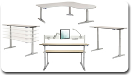 Workrite Sierra HX Electric Height Adjustable Workcenters Sit to Stand Table/ Desk Workstation
