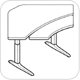 WorkRite Sierra HXL Electric Equal Corner Bi-level Workcenter