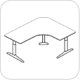 WorkRite Sierra HXL Electric Offset Corner 3 Legs Workcenter