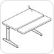Workrite Sierra HXL Crank Rectangular Bi-Level Workcenter