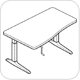 Workrite Sierra HXL Crank Rectangular Curved Front Workcenter