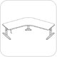 Workrite Sierra HXL Crank 120 Degree 3 Legs Sit-to-Stand Table
