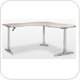Workrite Sierra HXL Crank P Peninsula 3 Legs Sit-to-Stand Table