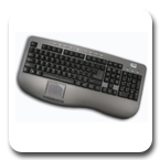Adesso AKB-430UG or AKB-430PG Win Touch Pro Desktop Multimedia Touchpad Keyboard