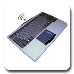 Adesso WKB-000US SlimTouch Wireless 2.4 GHz RF Mini Touchpad Keyboard WKB4000US