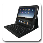 Adesso WKB-2000CB Compagno Bluetooth Keyboard with European Style Carrying Case for iPad