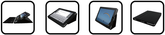 Multiple viewing angles of Adesso WKB-2000CB Compagno Bluetooth Keyboard