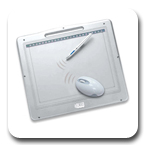 Adesso 12000 Cyber Graphics Tablet with Ergonomic Mouse and Drawing Pen