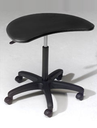 Balt POP-B Black Portable Laptop Desk Stand. Portable desk that's there when you need it-goes where you go. Pneumatic lever adjustment for perfect height every time. Curved cutout for user comfort