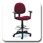 Boss B1690 - B1691 Drafting High Tall Chairs and Stool