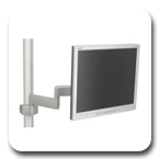 Chief KPD-110 Series Flat Panel Dual Swing Arm Pole Mount KPD110