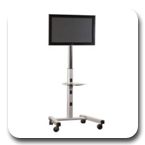 Chief PFCUB Flat Panel Mobile Cart up to 65 inch PFCUS
